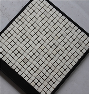 Volakas Marble Mosaic,White Marble Mosaic China Manufacture A048s-15