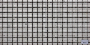 Volakas Marble Mosaic,White Marble Mosaic China Manufacture A120m-15a