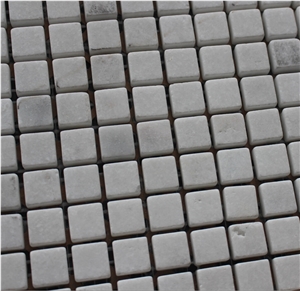 Volakas Marble Mosaic,White Marble Mosaic China Manufacture A120m-15a