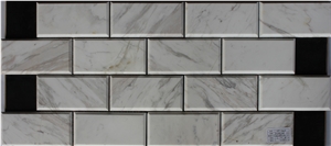 Volakas Marble Mosaic,White Marble Mosaic China Manufacturehy-130d