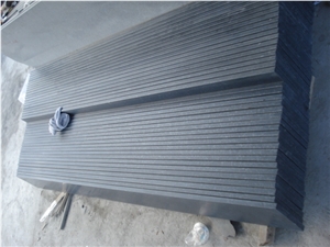 G684 Black Basalt Step,Raven Black Step/Black Pearl,Fuding Black Basalt Stairs