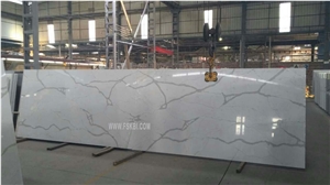 Ceasarstone Quality Clacatta Veined Quartz Stone Tiles & Slabs for Commerical Projects
