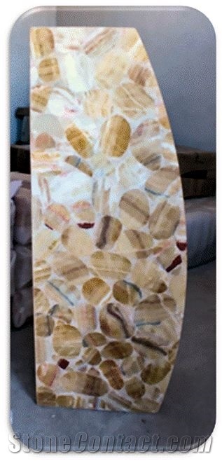 Dubai Lamp, Yellow Onyx Home Decor