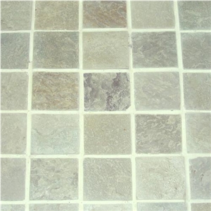 Himachal White Slate Slabs & Tiles, India White Slate