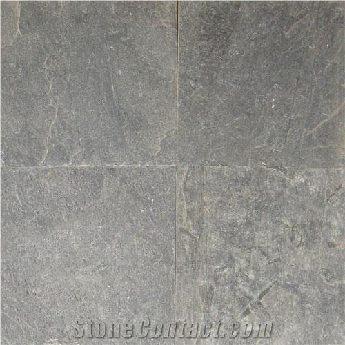 Silver Grey Slate Slabs & Tiles, India Grey Slate