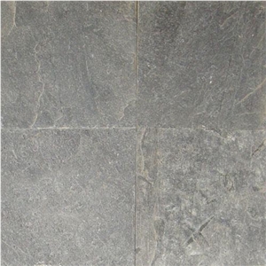 Silver Grey Slate Slabs & Tiles, India Grey Slate