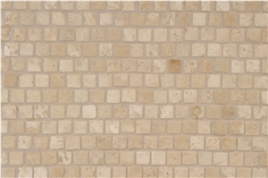 Light Beige Travertine Brick Mosaic Small £6.00