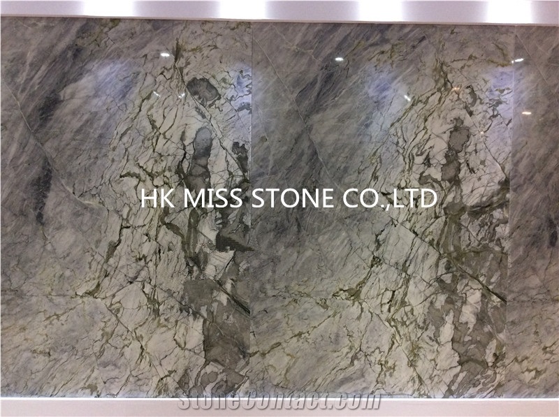 Clivia White Marble with Green Veins, Polished White Marble Tiles & Slabs, China White Marble for Interior & Exterior Decoration,Good Design Steps & Staircase,Bush Lily