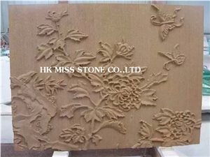 Handcrafts,Carved Flower Artifacts