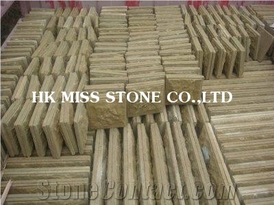 Natural China Light Yellow Mushroom Stone
