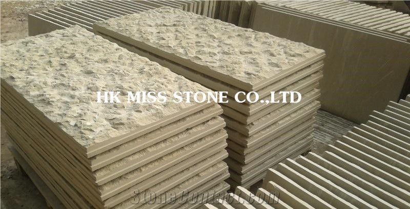 Natural China Light Yellow Mushroom Stone