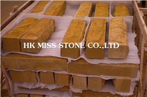 Natural Yellow China Mushroom Stone,Wall Cladding