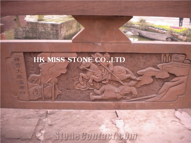 Sandstone Hand Carving Wall Reliefs