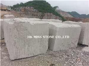 White Wooden Marble Block, China White Marble,Interior Decoration Material,Quarry Owner