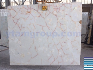 Pure White Onyx Slabs, Iran White Onyx Slabs