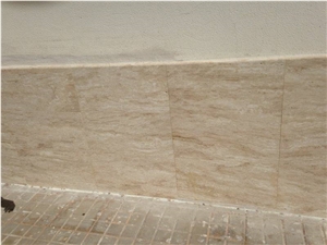 Bianco Travertine Tiles & Slabs, Beige Travertine Tiles & Slabs Spain