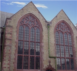Holy Trinity, Blackpool, St Bees Sandstone Window Surround and Masonry
