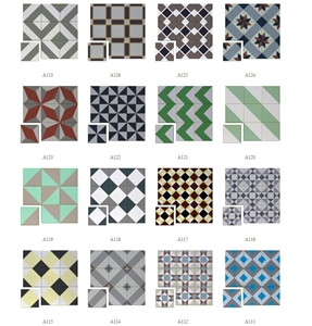 Encaustic Cement Canterbury Tiles