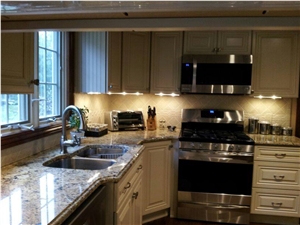 Geriba Granite with Ogee Edge Profile Countertop