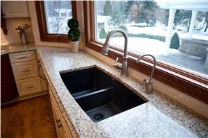 Santa Cecilia Granite with Ogee Edge Profile Kitchen Top