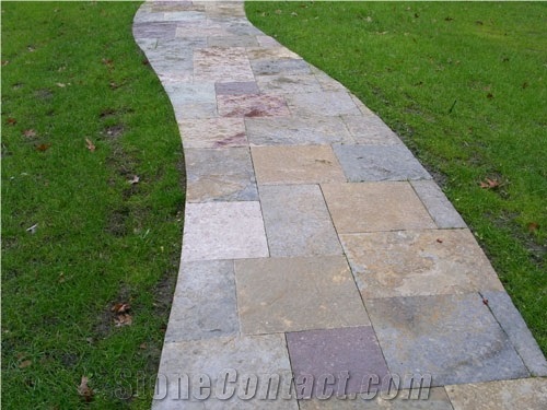 Chilton Patterned Sawn Walkway Pavers