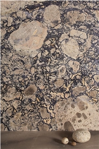 Ball Eye Blue Limestone Wall and Floor Tiles