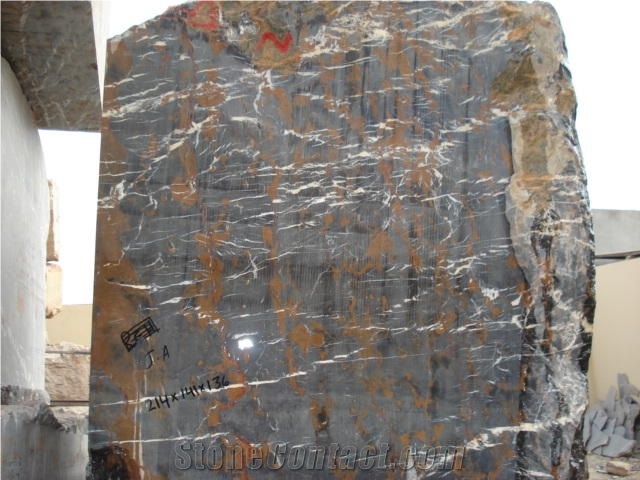 Black Gold Marble Blocks