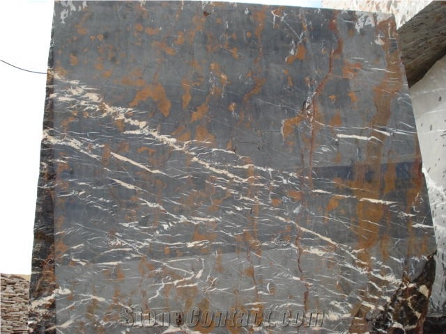 Black Gold Marble Blocks