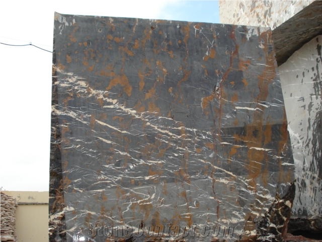 Black Gold Marble Blocks