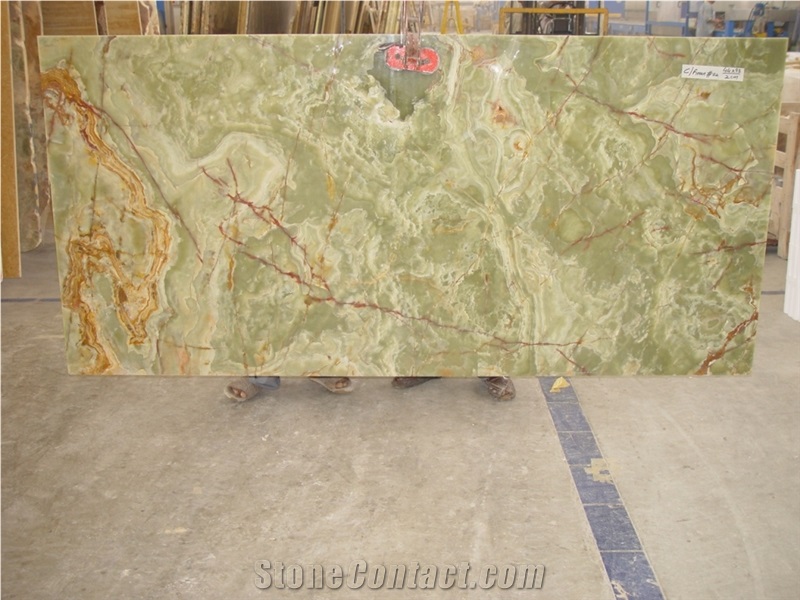Dark, Light & Multi Green Onyx Slabs & Tiles, Pakistan Green Onyx