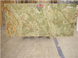 Dark, Light & Multi Green Onyx Slabs & Tiles, Pakistan Green Onyx