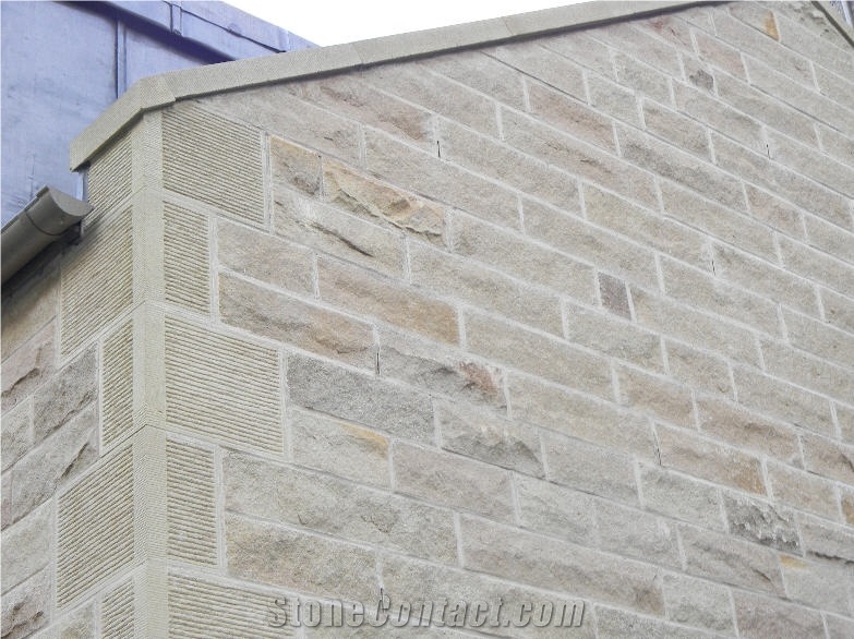 Blagdon Sandstone Split Face Wall Cladding