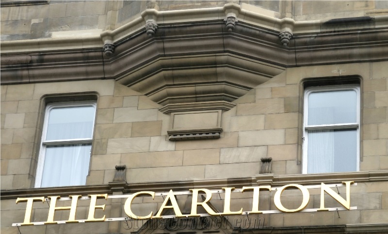 Hard York Grey Sandstone Facade