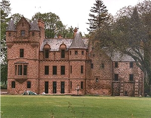 Corncockle Medium Grained Red Sandstone Walling