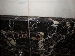 Black N Gold Marble, Michaelangelo Marble Custom Vanity Top
