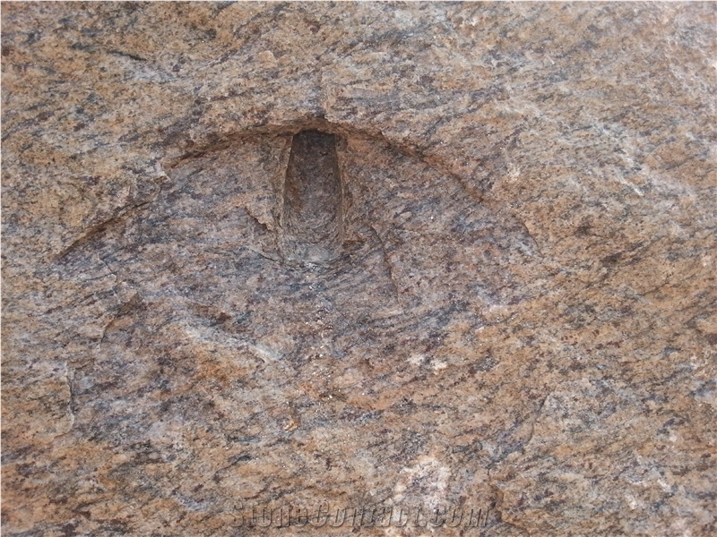 Designer Brown Granite Blocks