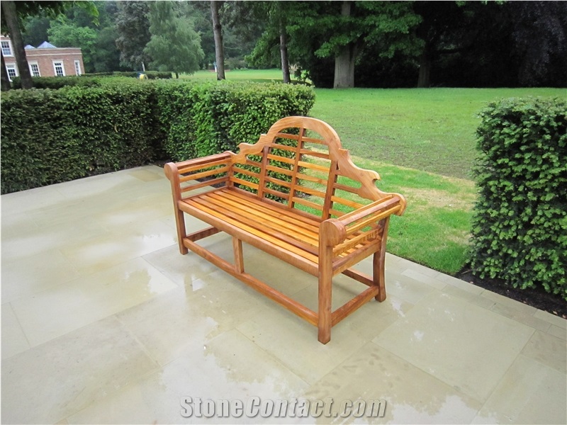 Farrar Ancaster Weatherbed Buff Limestone Terrace Floor Pavement