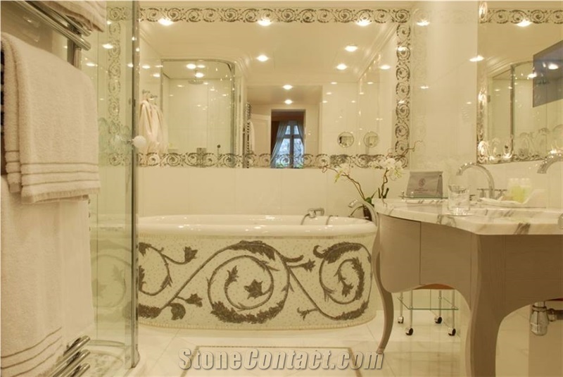 Calacatta Marble Bathroom Design