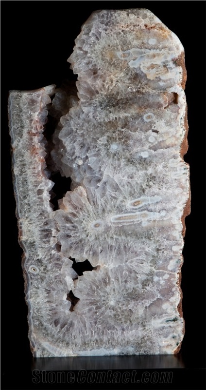 Amethyst and Agate Quartz Slice