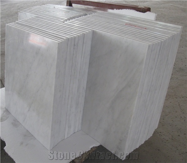 Crystal Ice White Marble Tiles