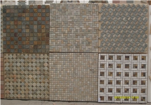2015 Chinese Hot Selling New Design High Quality Cheap Price Mosaic Medasllion Mosaic Floor Tiles Mosaic Table Glass , Ceramic Mosiac Tile ,