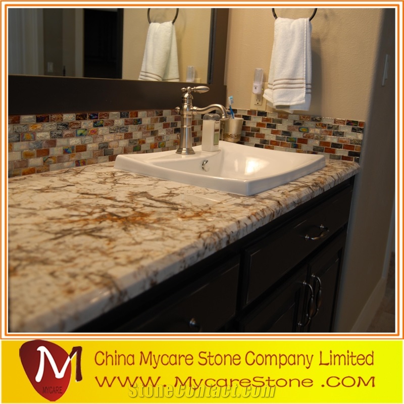 2015 New Hot Selling High Quality Cheap Price Granite Countertop Kittchen Top Vanity Top Work Top