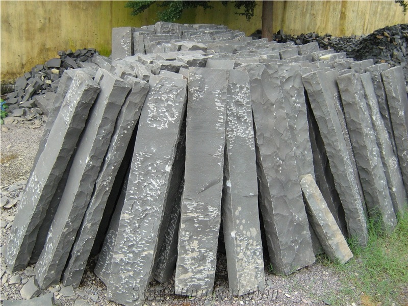 Vietnam Grey Basalt Palisades 12*12*100/125/150cm