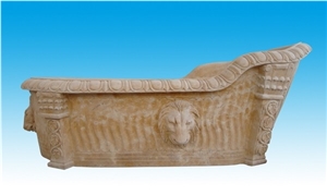 St-003, Beige Marble Bathtub
