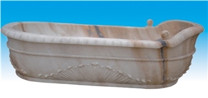 St-009, Beige Marble Bathtub