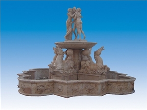 Szf-028, Brown Marble Fountain