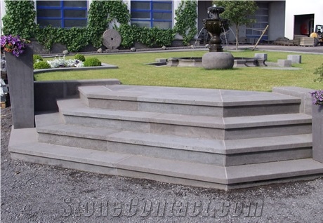Mayener Basaltlava Staircase Made Of Massive Block Steps