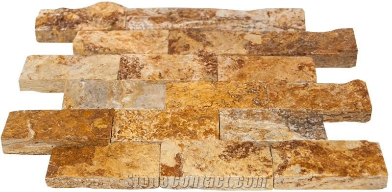 Golden Pearl Collection Travertine Mosaic