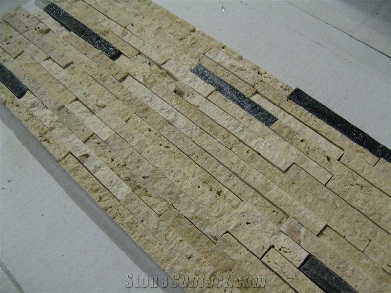 Light Pearl Collection, Light Cream White Travertine Mosaic