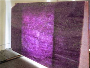 Gems Quartz Crystals in Slabs